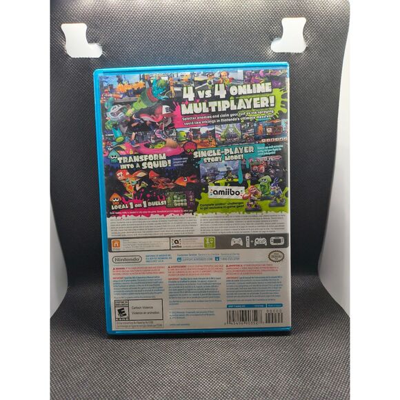Splatoon for Nintendo Wii U - Amiibo Support, Electronic Manual- Gently Used - Picture 2 of 6